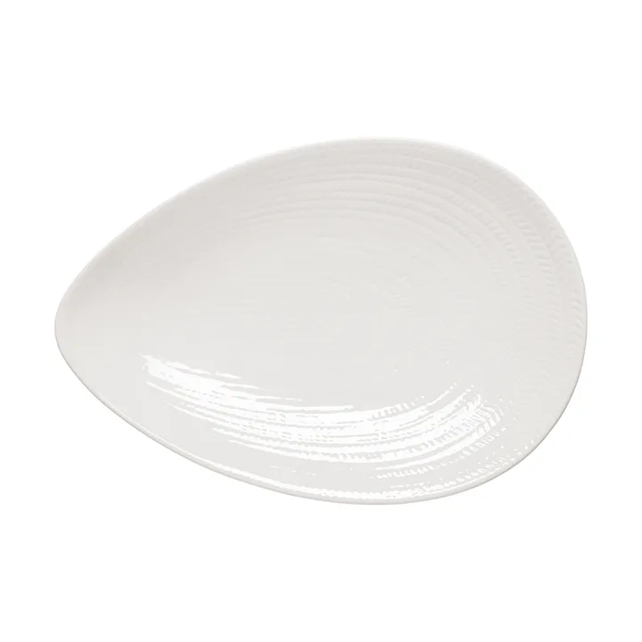 Blue Fire serving platter - White, 20x29 cm - Rörstrand