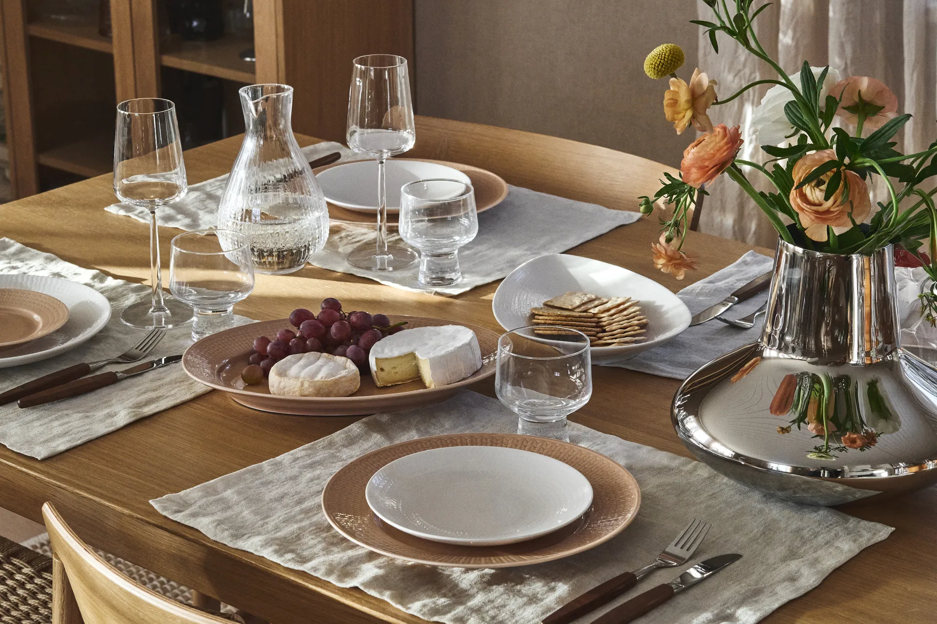 Blue Fire serving platter, White, 24x35 cm Rörstrand