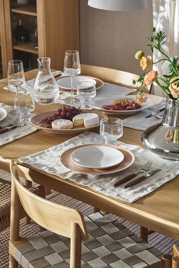 Blue Fire serving platter - White, 24x35 cm - Rörstrand