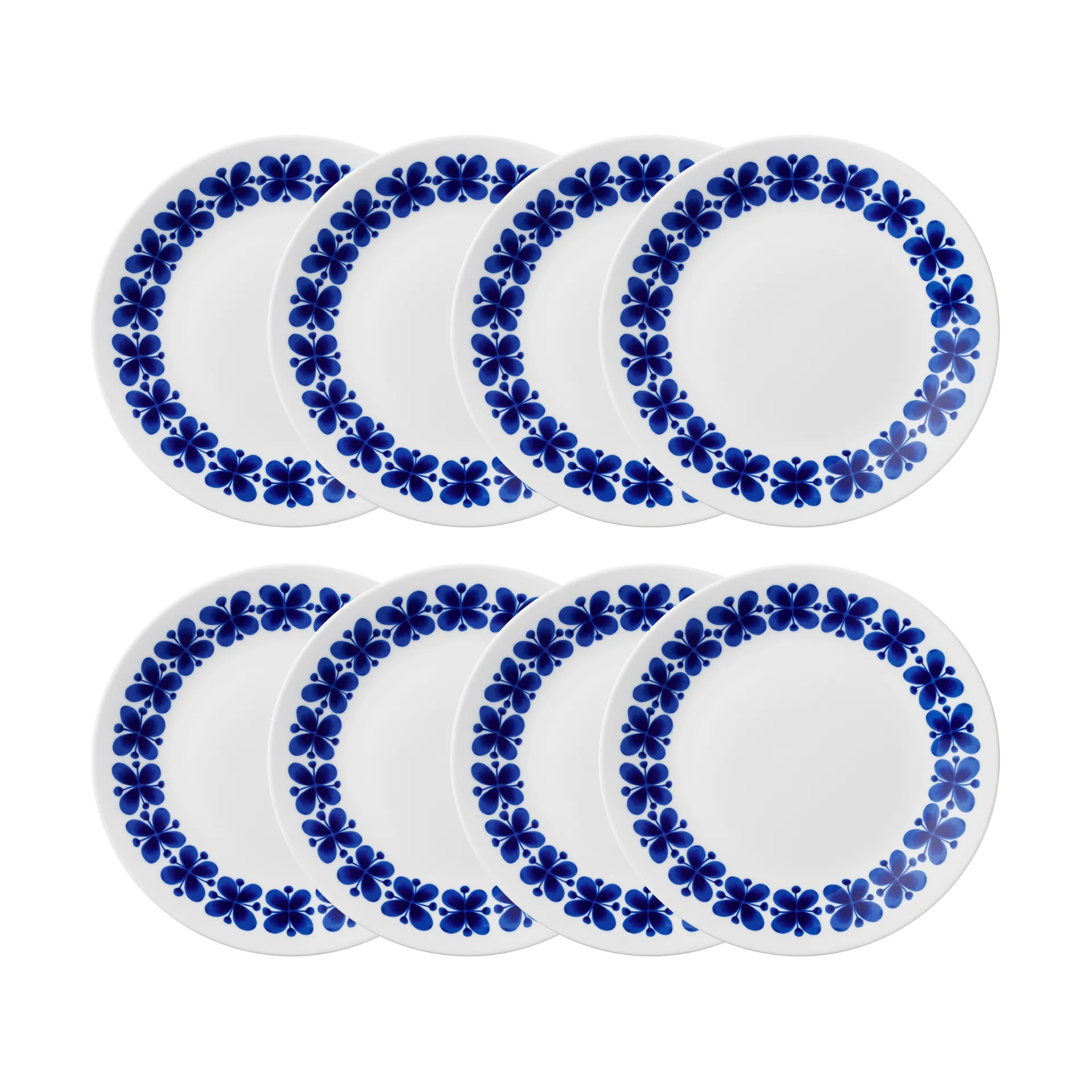 Mon Amie plate Ø24 cm 8-pack - Blue Rörstrand