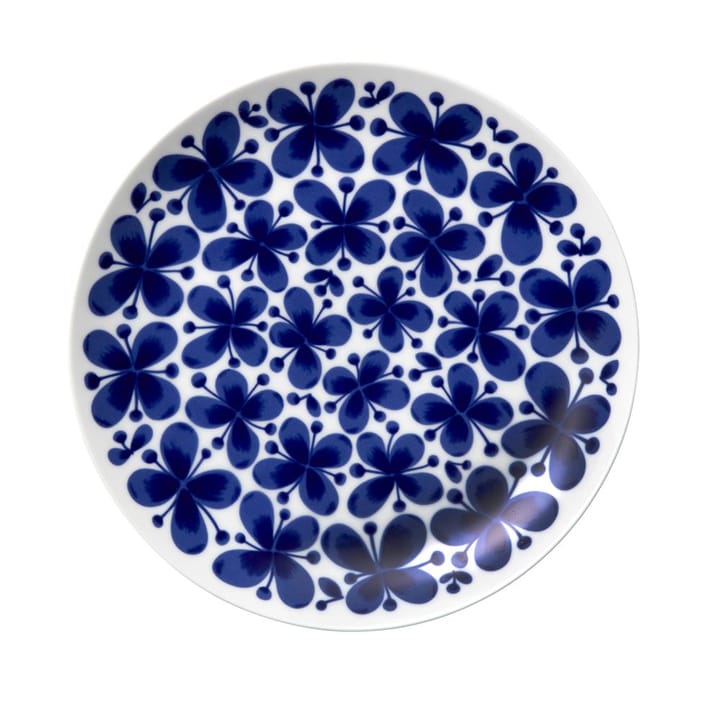Mon Amie plate, white-blue Rörstrand
