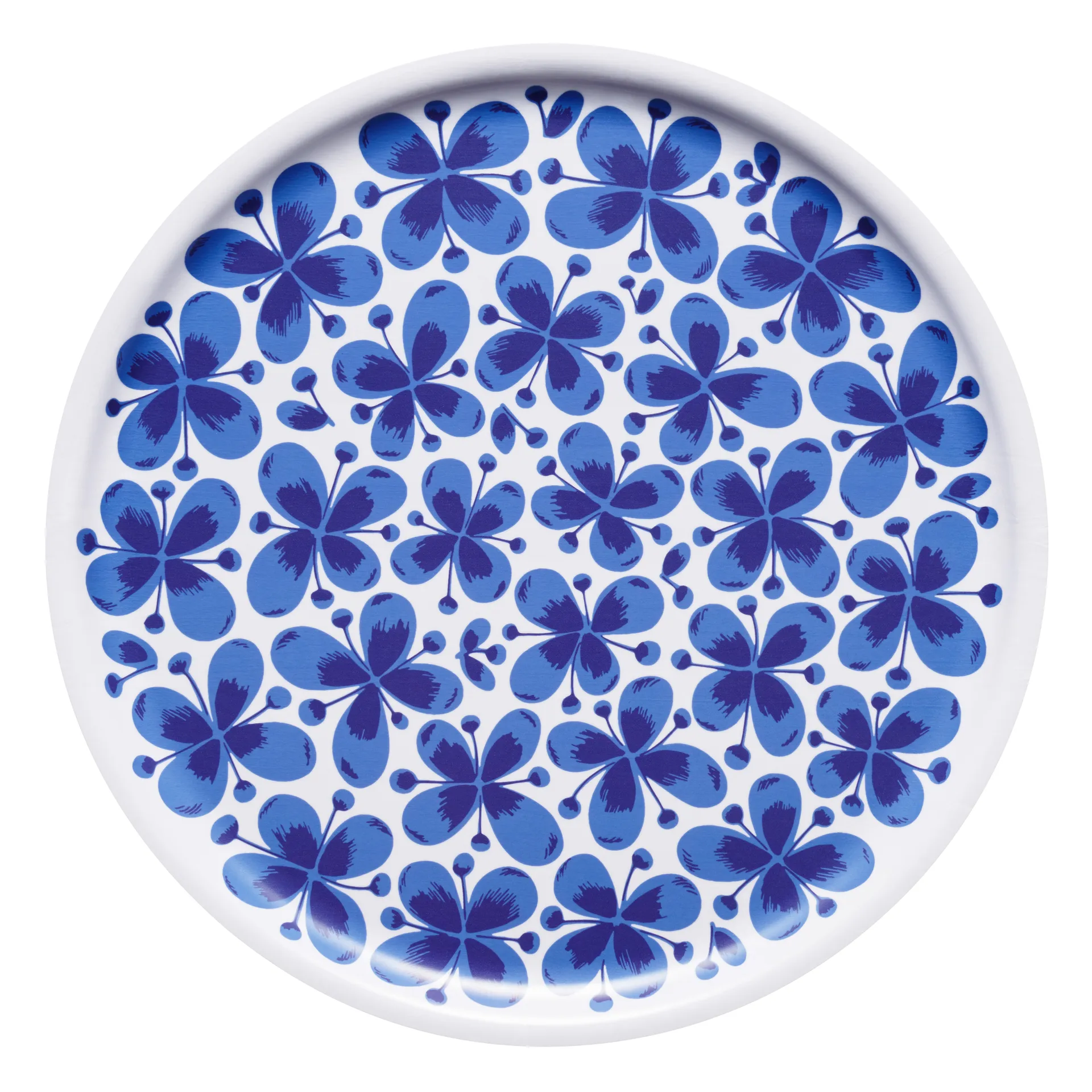 Mon Amie tray Ø35 cm, white-blue Rörstrand
