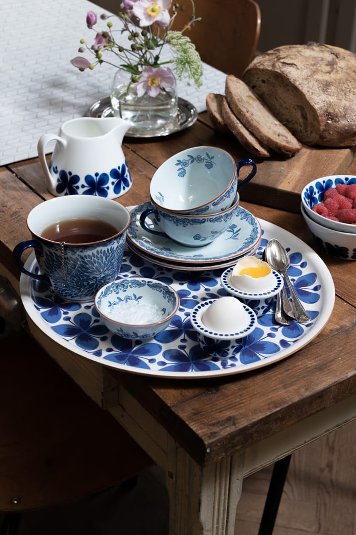 Ostindia cup with saucer 16 cl gift wrap, Blue-white Rörstrand