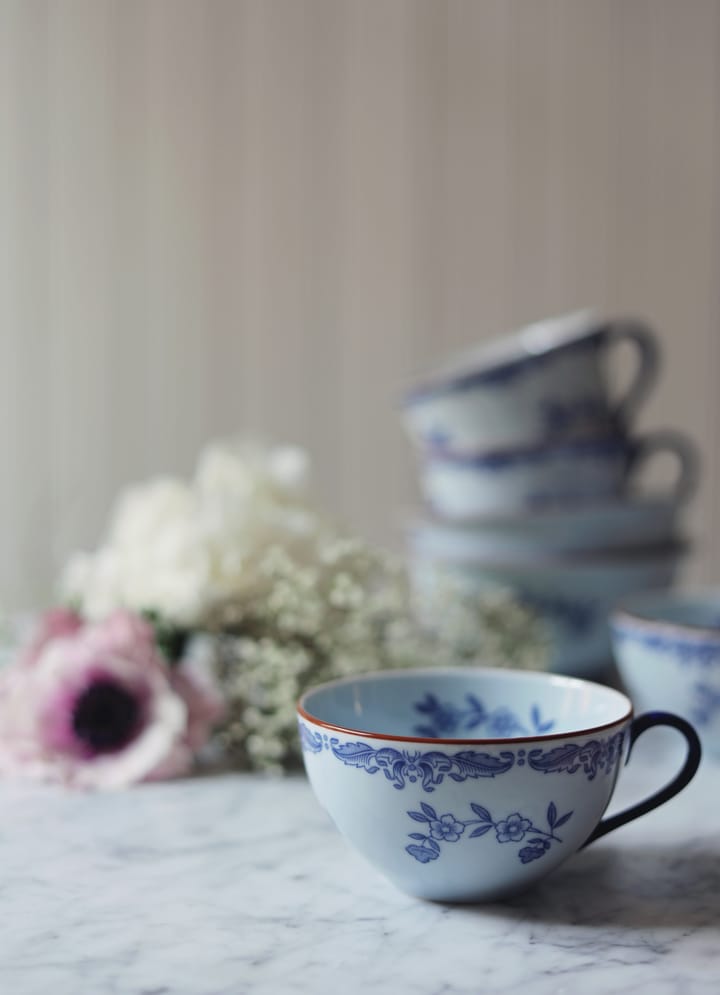 Ostindia cup with saucer 27 cl gift wrap, Blue-white Rörstrand