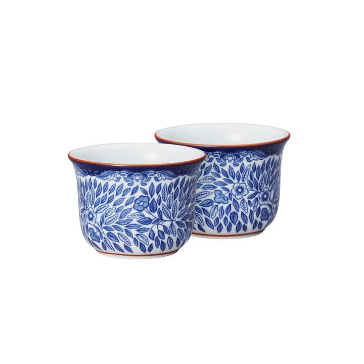 Ostindia Floris egg cup 2-pack - blue-white - Rörstrand