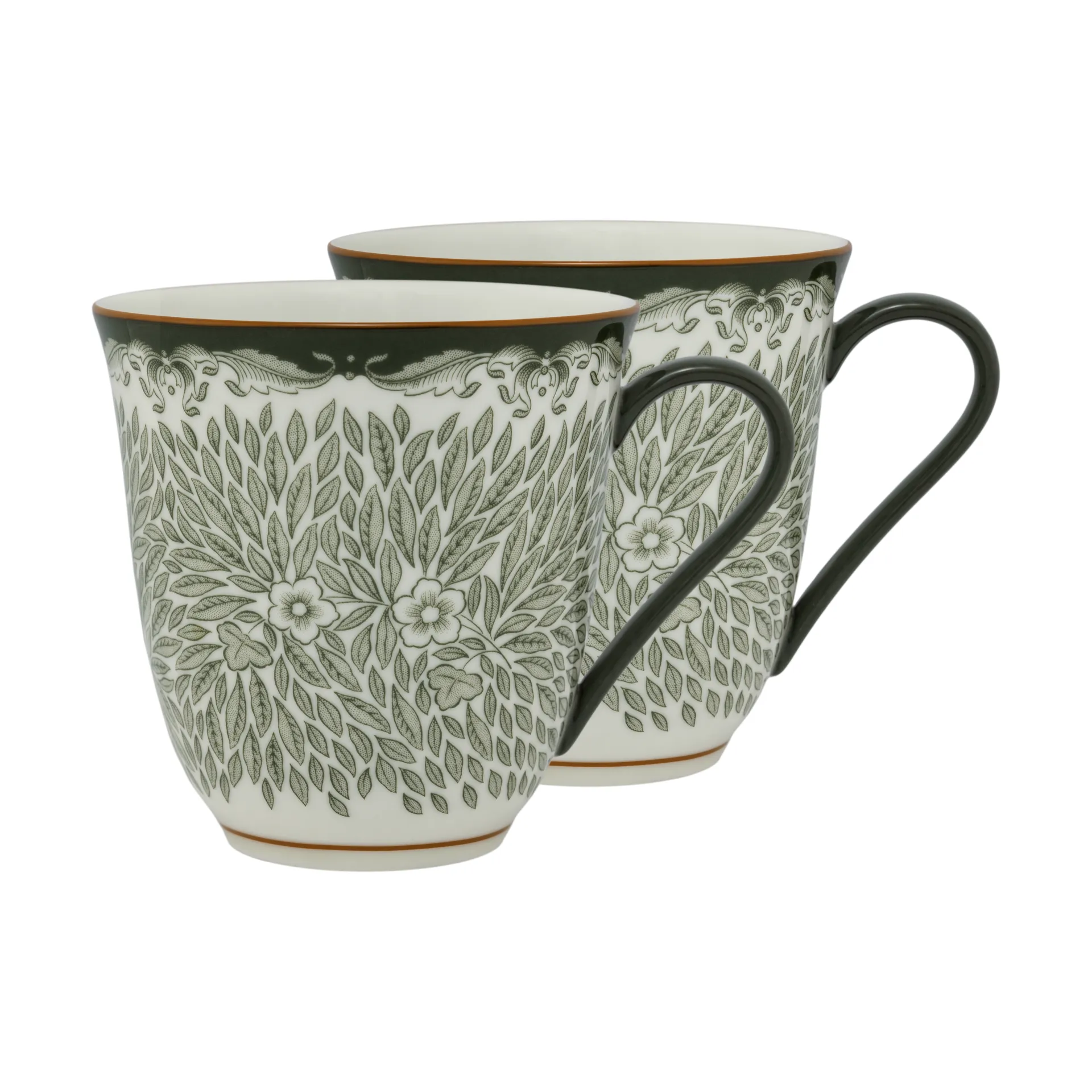 Ostindia Floris mug 30 cl2-pack, Green
 Rörstrand