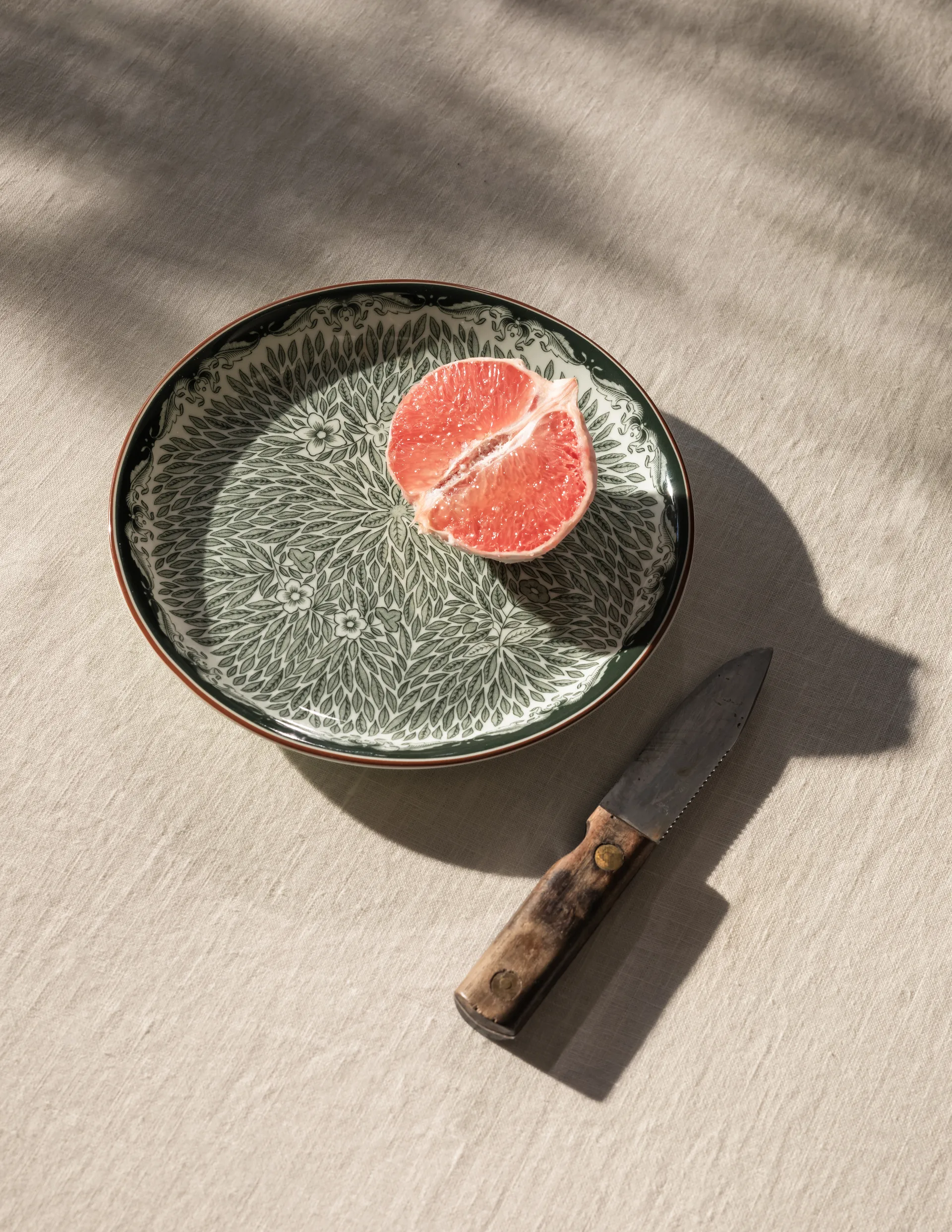 Ostindia Floris small plate Ø16 cm, Green Rörstrand