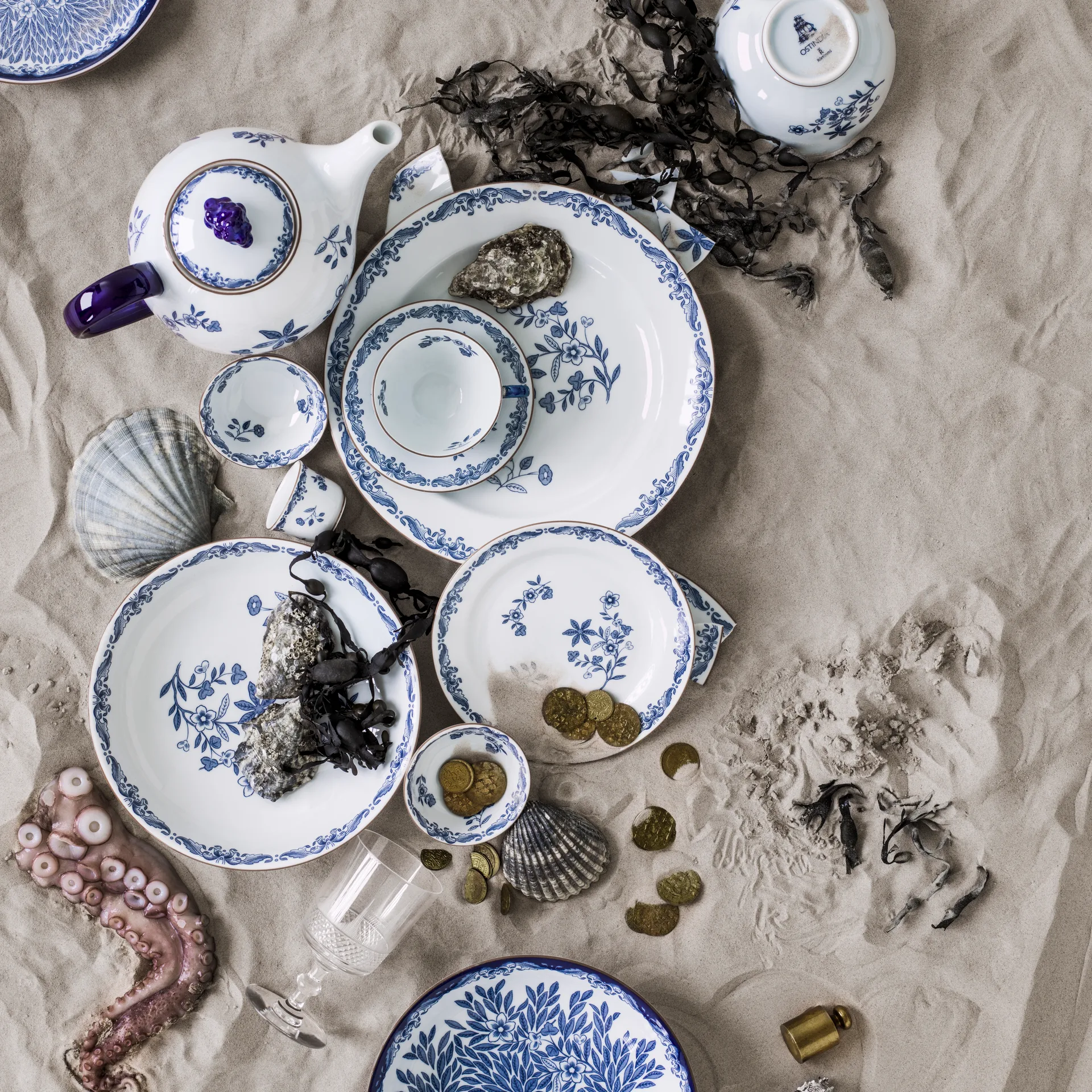 Ostindia plate, 21 cm Rörstrand