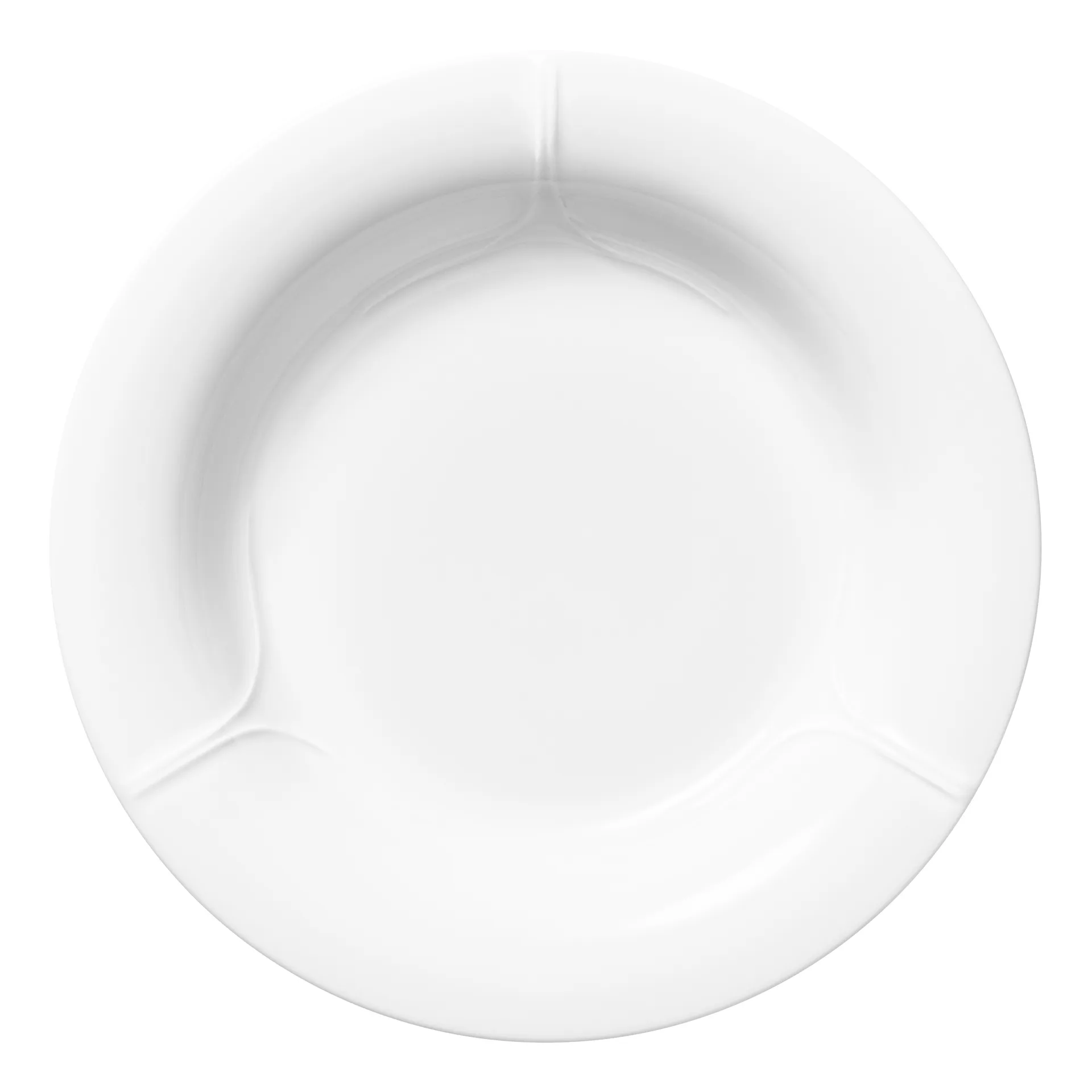 Pli Blanc deep plate 23 cm, White Rörstrand