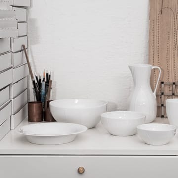 Pli Blanc deep  plate 23 cm - white - Rörstrand