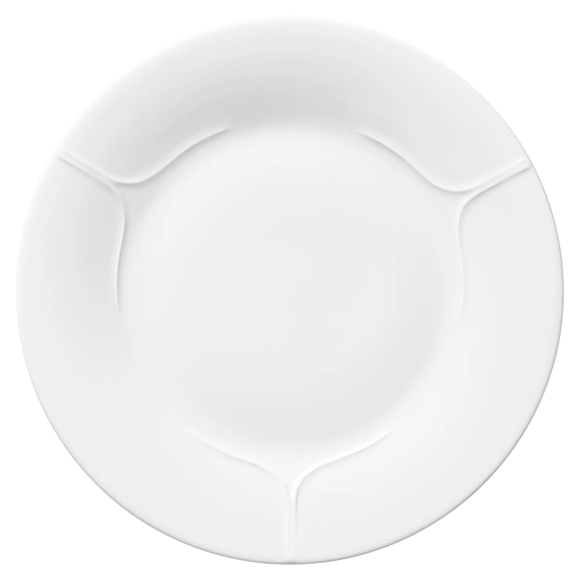 Pli Blanc plate 26 cm, white Rörstrand