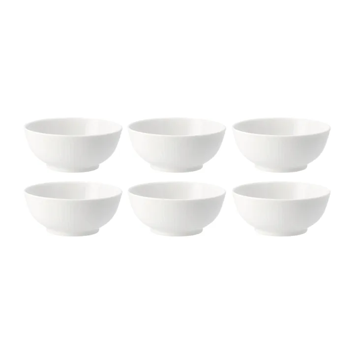 Swedish Grace bowl 30 cl, 6-pack snow (white) - Rörstrand
