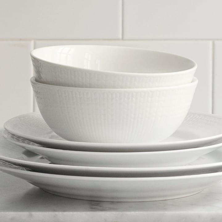 Swedish Grace bowl large, snow (white) Rörstrand