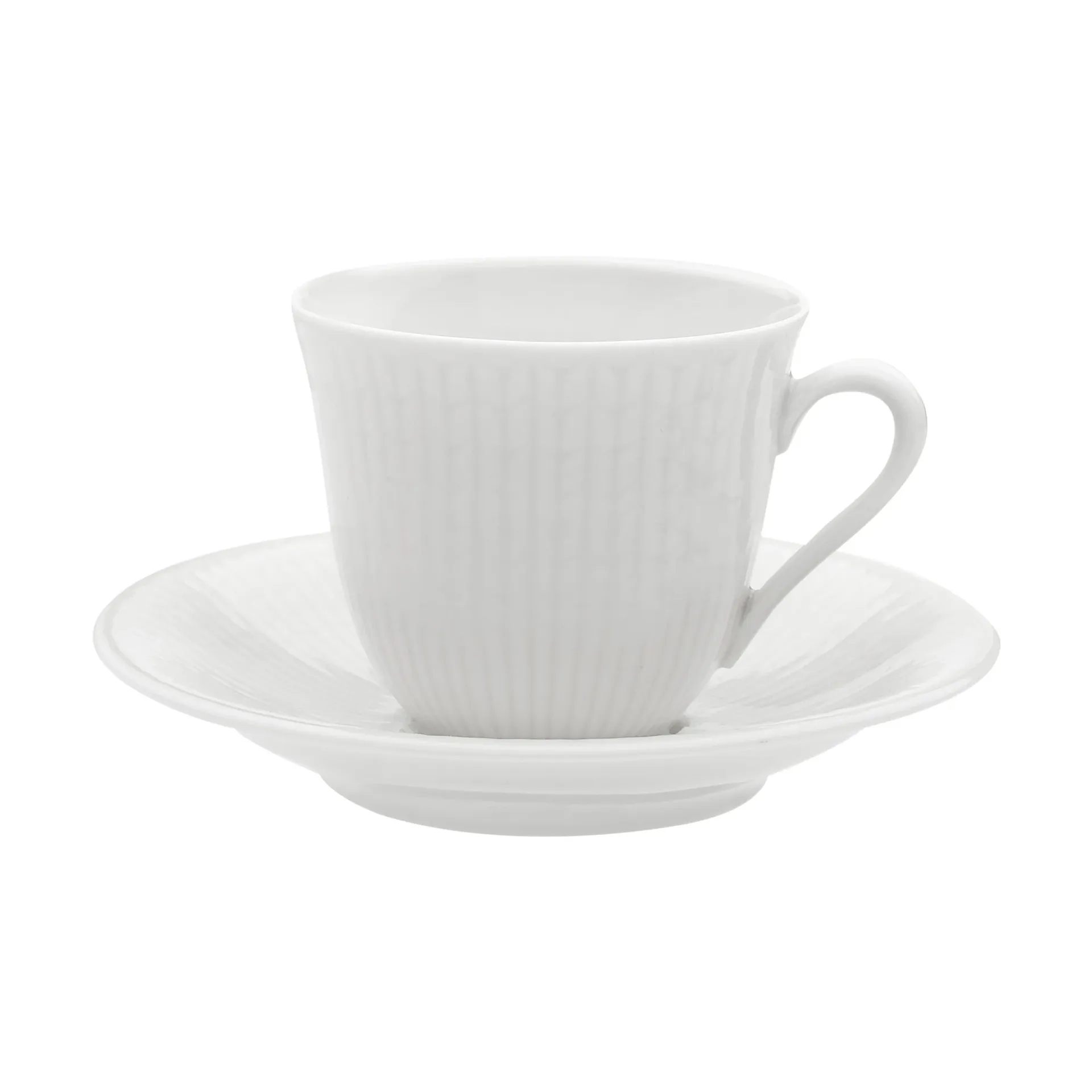 Swedish Grace cup with saucer 16 cl, Snow Rörstrand