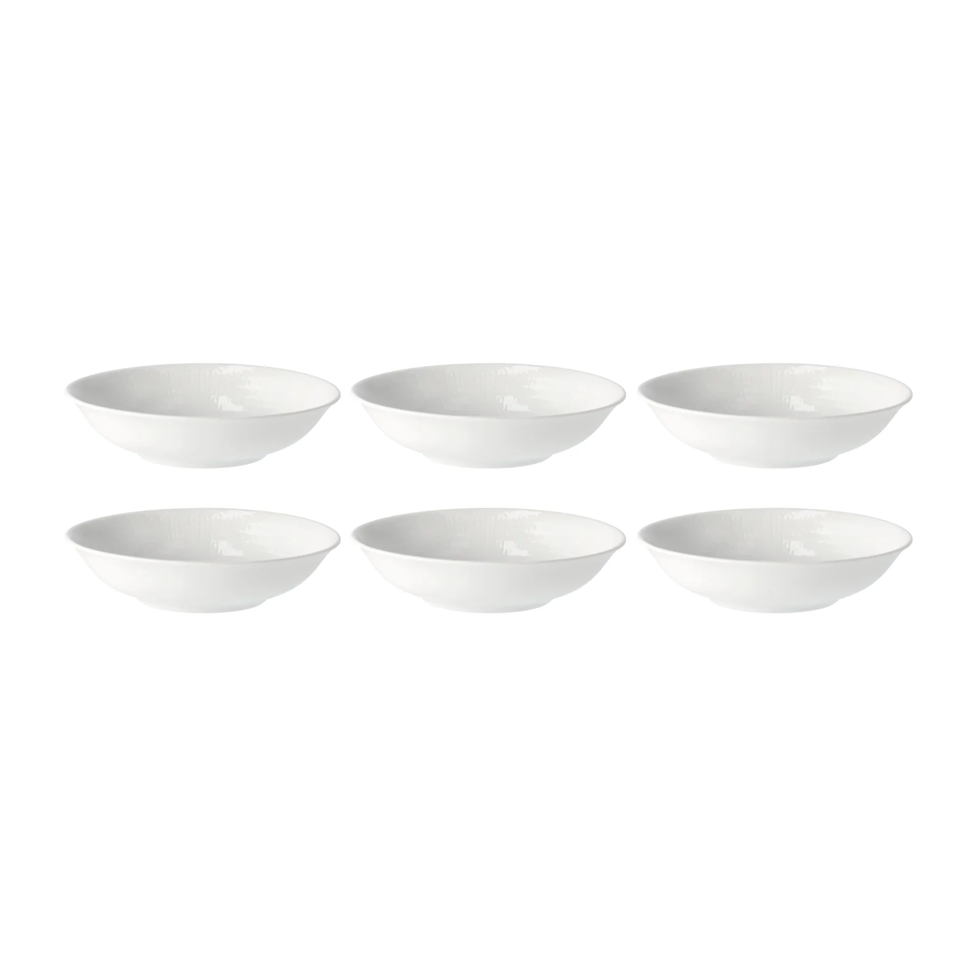 Swedish Grace deep plate 19 cm, 6-pack snow (white) Rörstrand