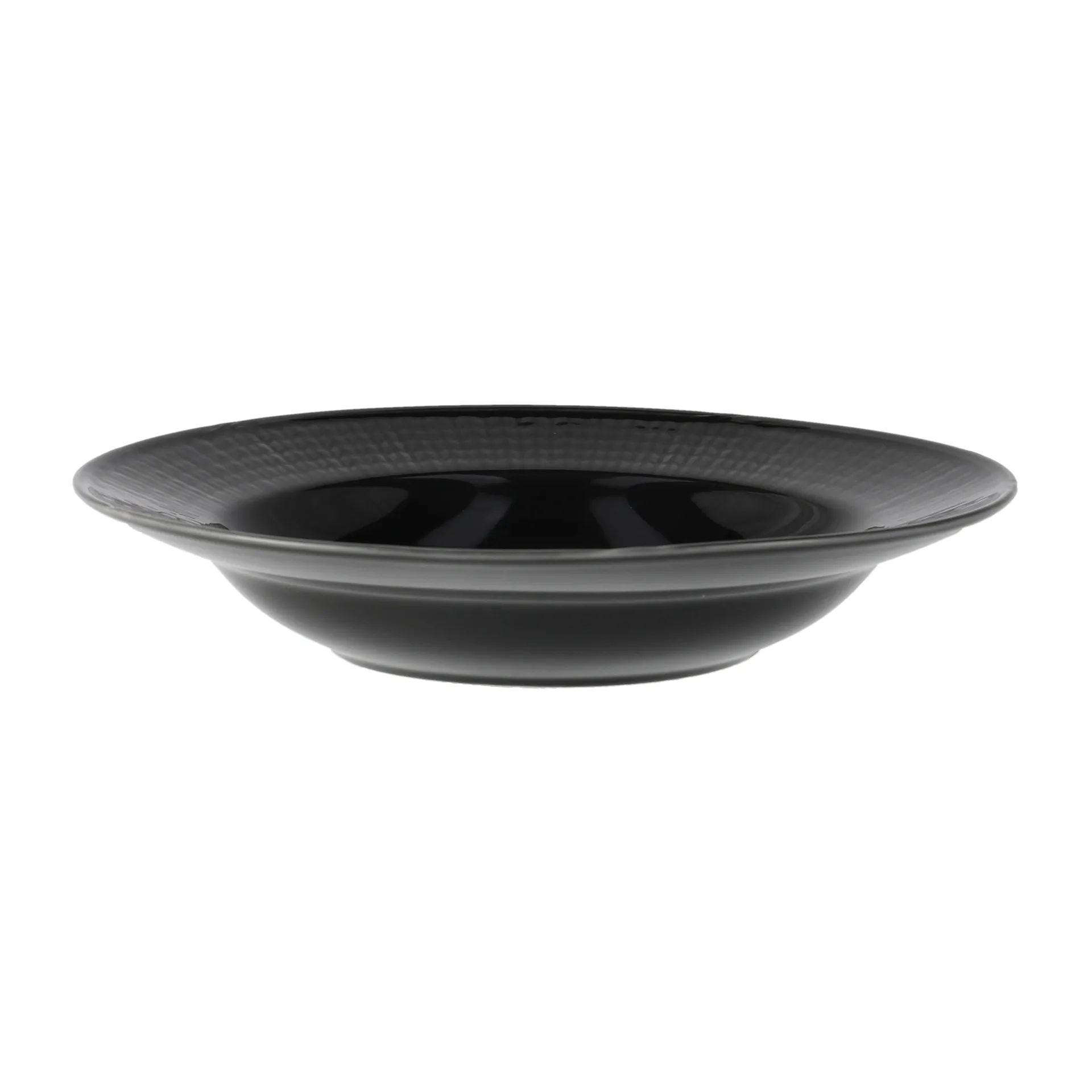 Swedish Grace deep plate Ø25 cm, stone (dark grey) Rörstrand