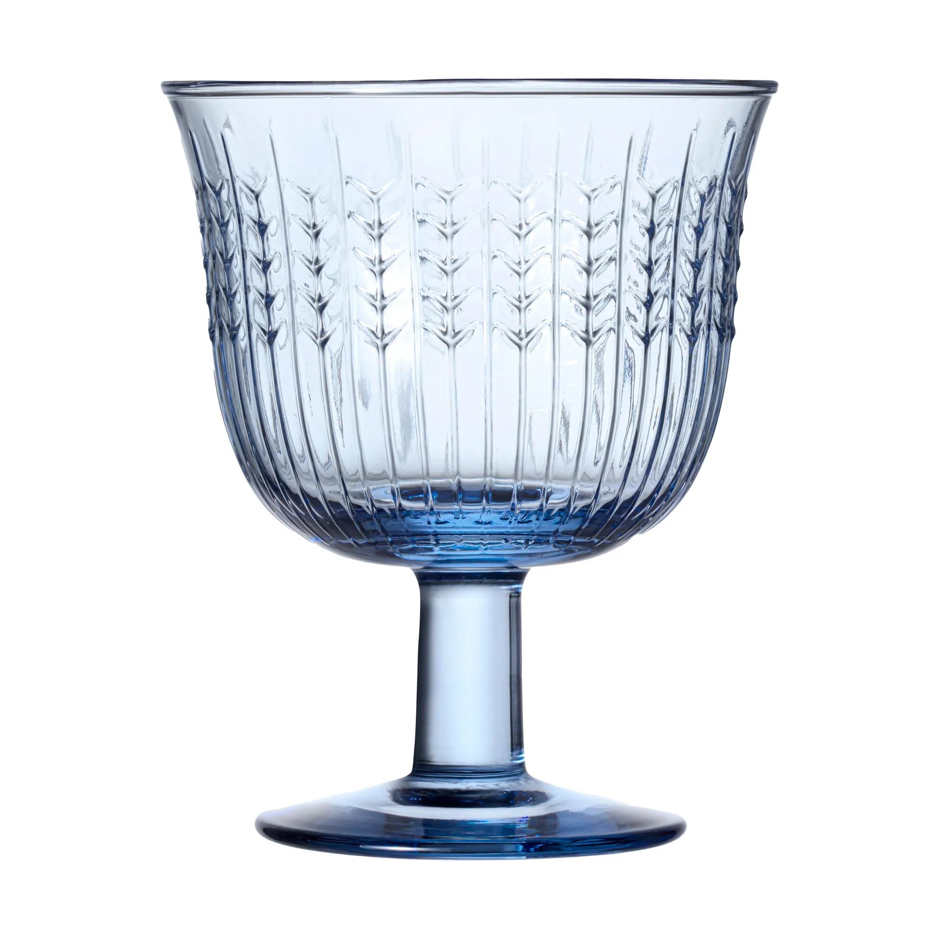 Swedish Grace drinking glass on stem 25 cl 2-pack, Blue Rörstrand