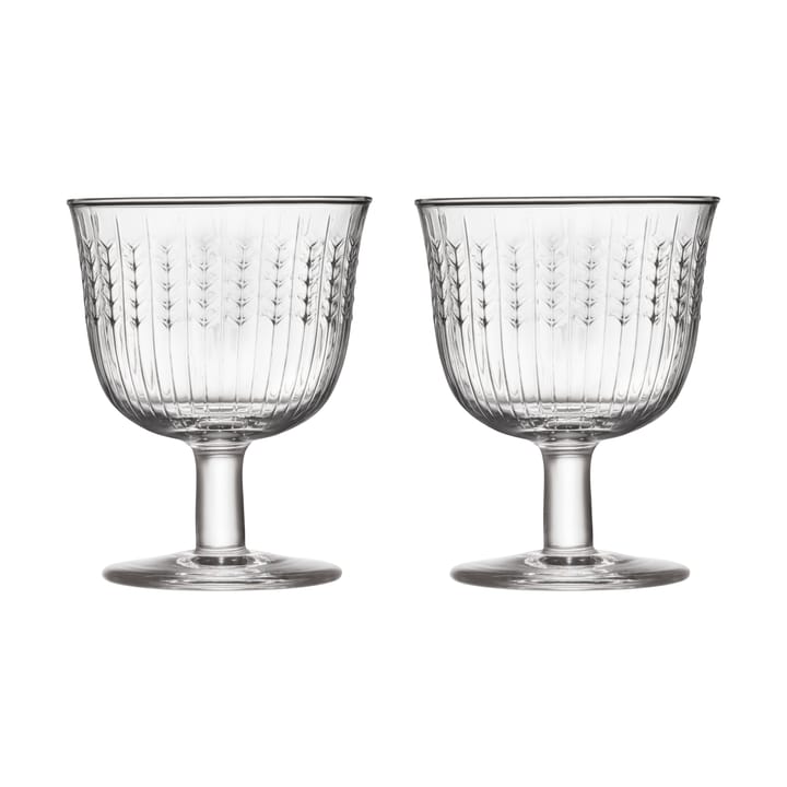 Swedish Grace drinking glass on stem 25 cl 2-pack - Clear - Rörstrand