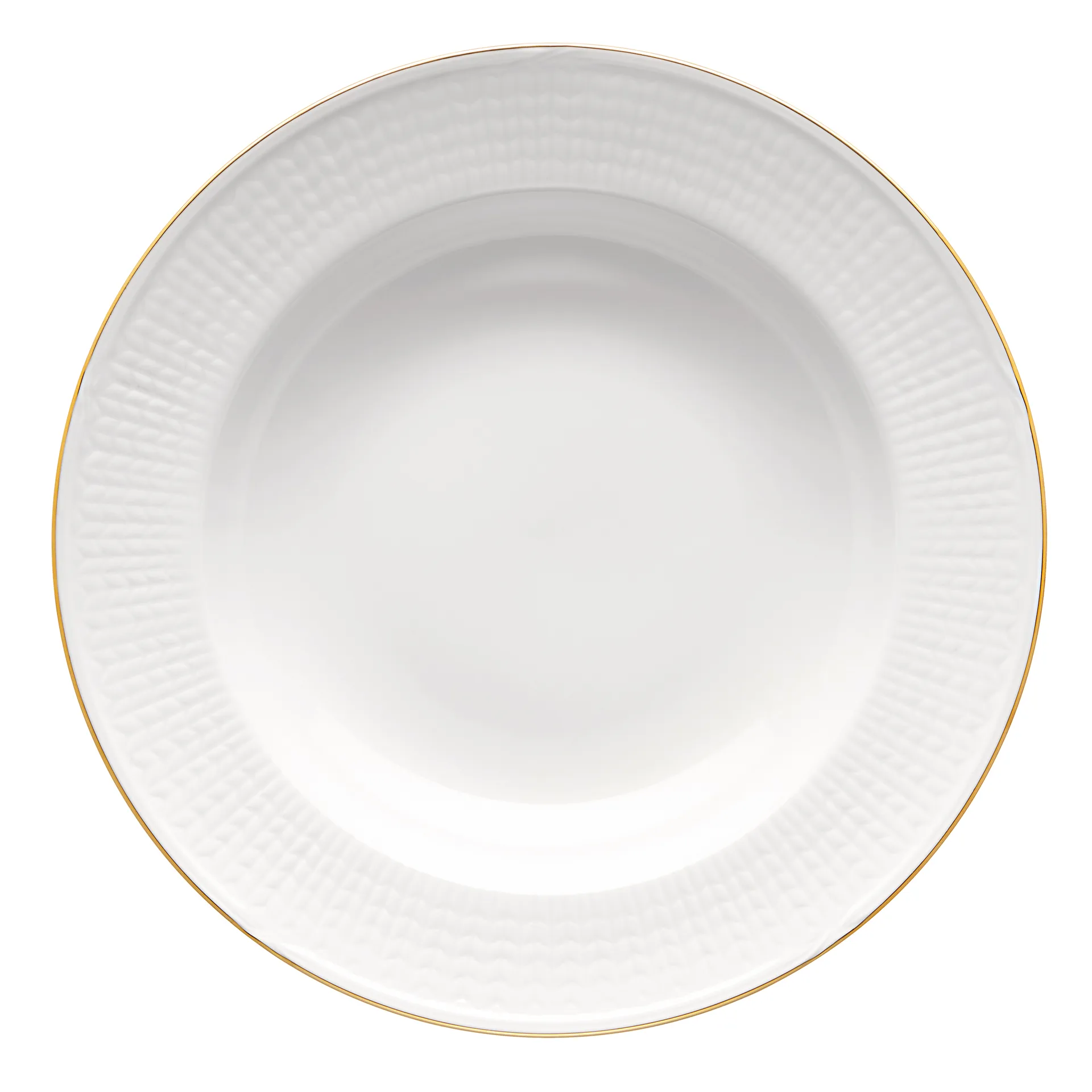 Swedish Grace Gala deep plate 25 cm, white Rörstrand