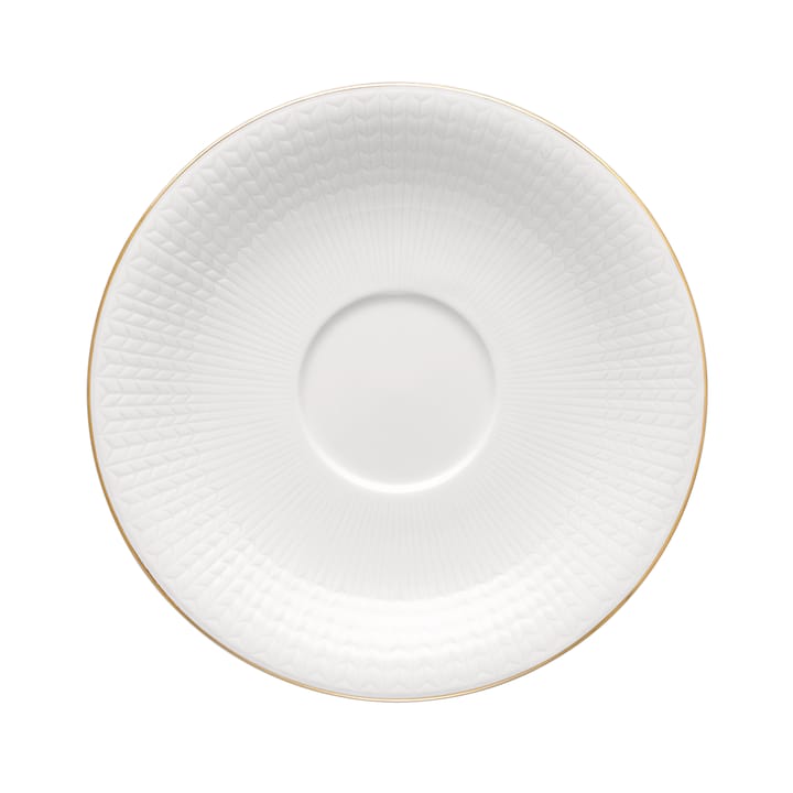 Swedish Grace Gala teacup with saucer, white Rörstrand
