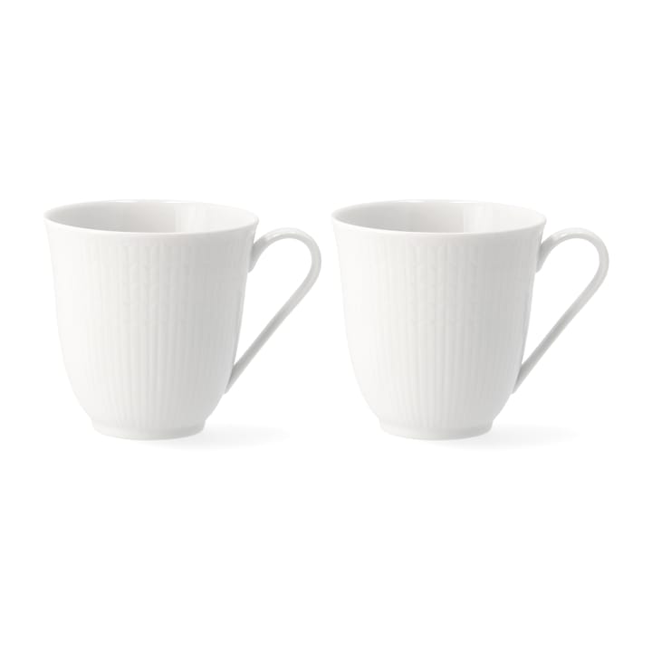 Swedish Grace mug 30 cl 2-pack, snow Rörstrand