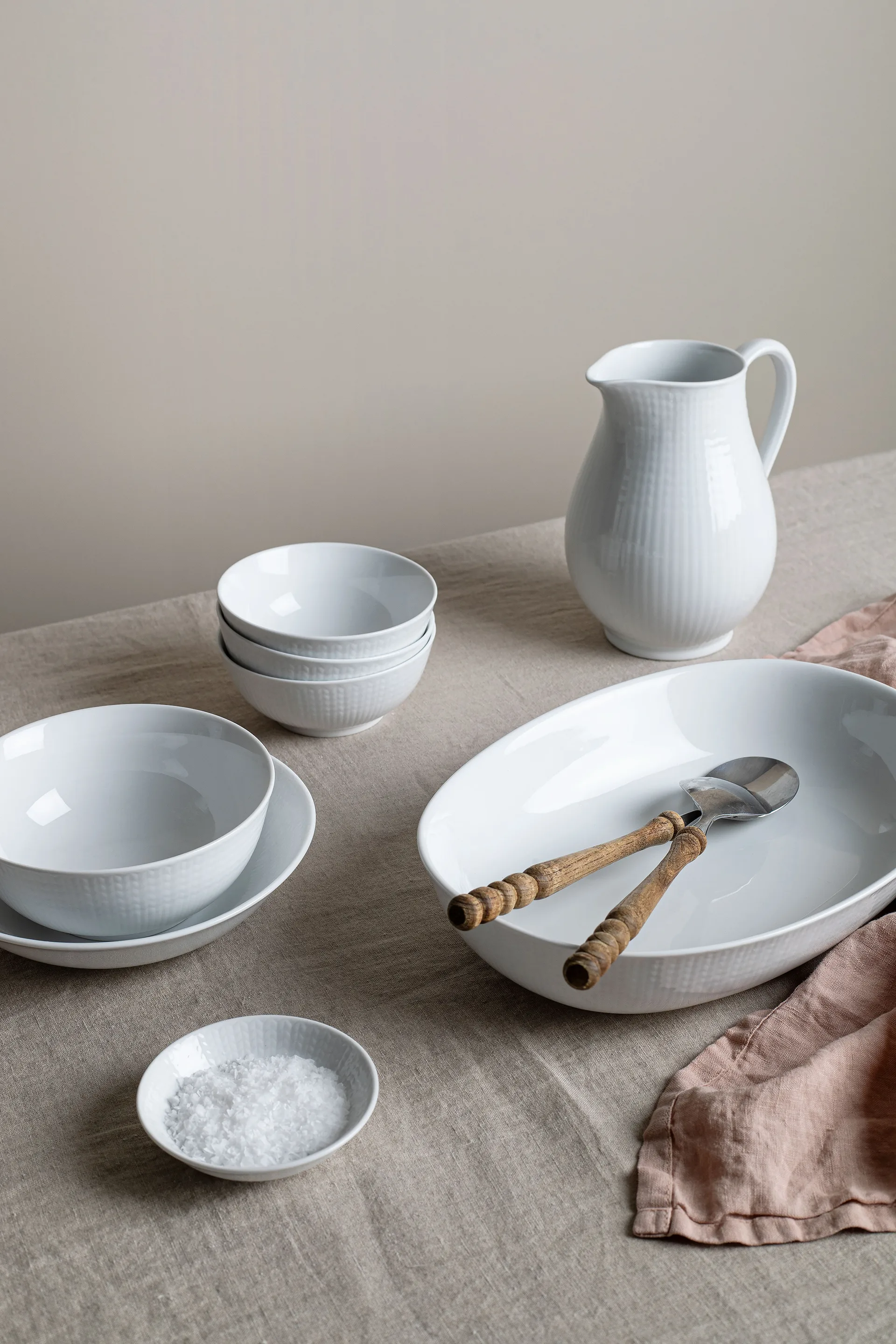 Swedish Grace pitcher 1.3 l, snow (white) Rörstrand