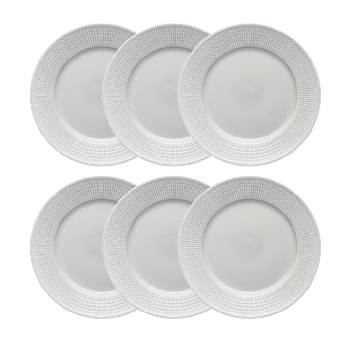 Swedish Grace plate Ø 27 cm 6-pack Mist (grey),  Rörstrand