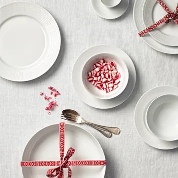 Swedish Grace side plate 17 cm, 6-pack snow (white) - Rörstrand