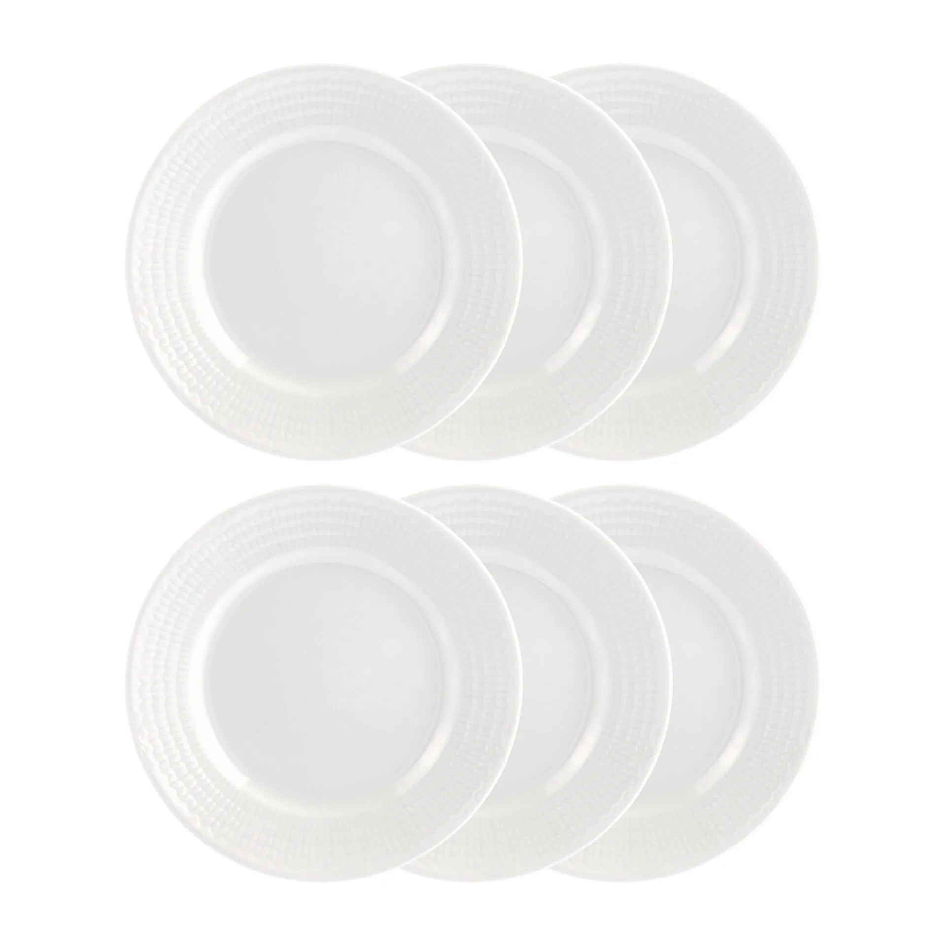 Swedish Grace side plate 17 cm, 6-pack snow (white) Rörstrand