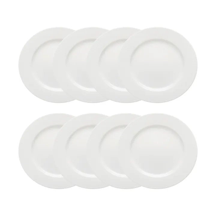 Swedish Grace side plate Ø17 cm 8-pack - Snow (white) - undefined - Rörstrand