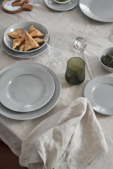 Swedish Grace side plate 6-pack Mist (grey) - Rörstrand