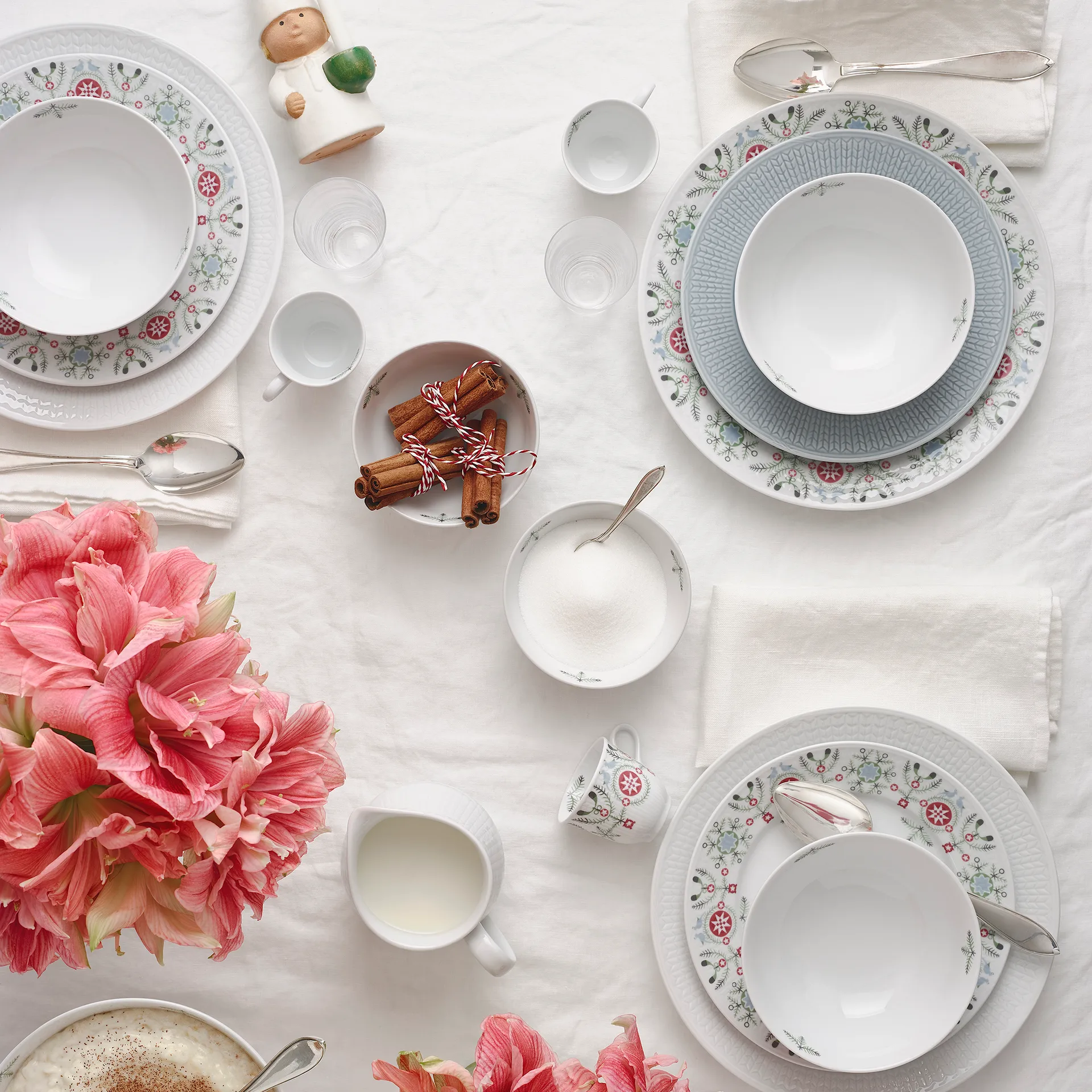 Swedish Grace Winter bowl 60 cl, white Rörstrand