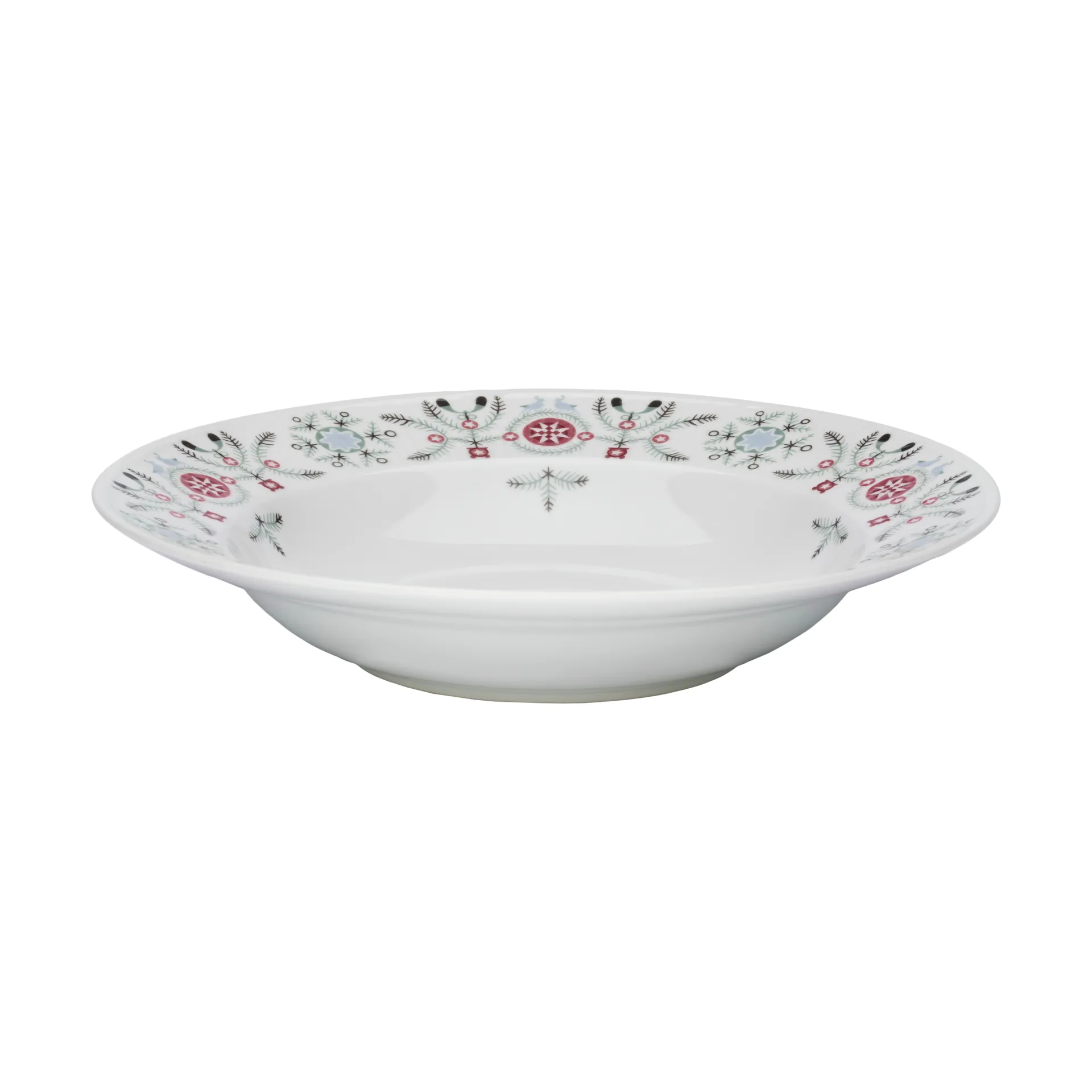 Swedish Grace Winter deep plate Ø25 cm, White Rörstrand
