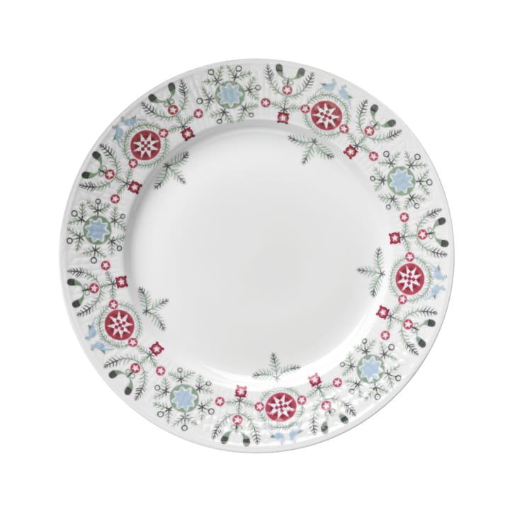 Swedish Grace Winter plate 21 cm, white Rörstrand