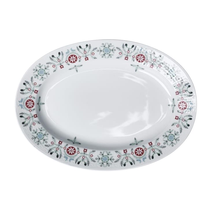 Swedish Grace Winter plate oval, white Rörstrand