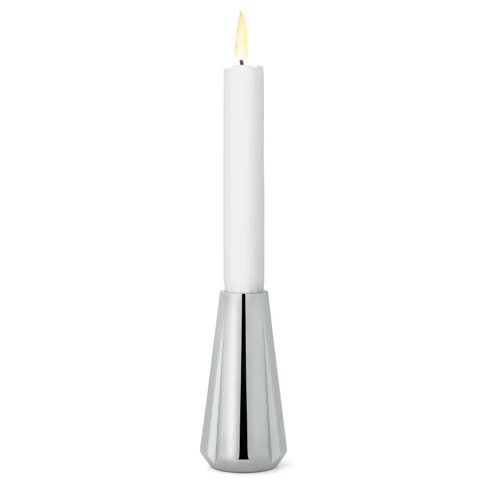 Grand Cru candle sticks 10 cm, Chrome Rosendahl