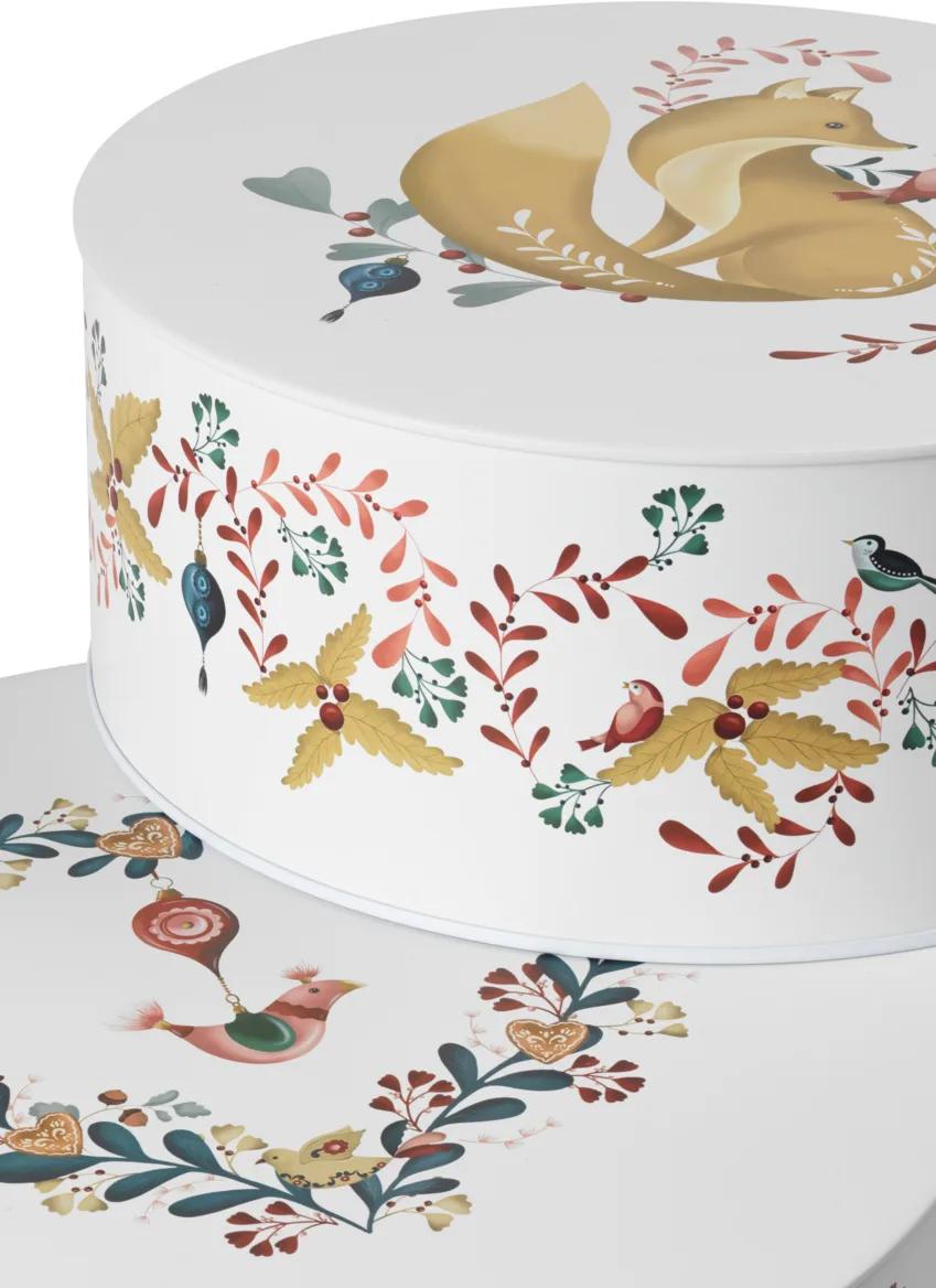 Grand Cru Cottage storage jar large 2 pieces, White Rosendahl