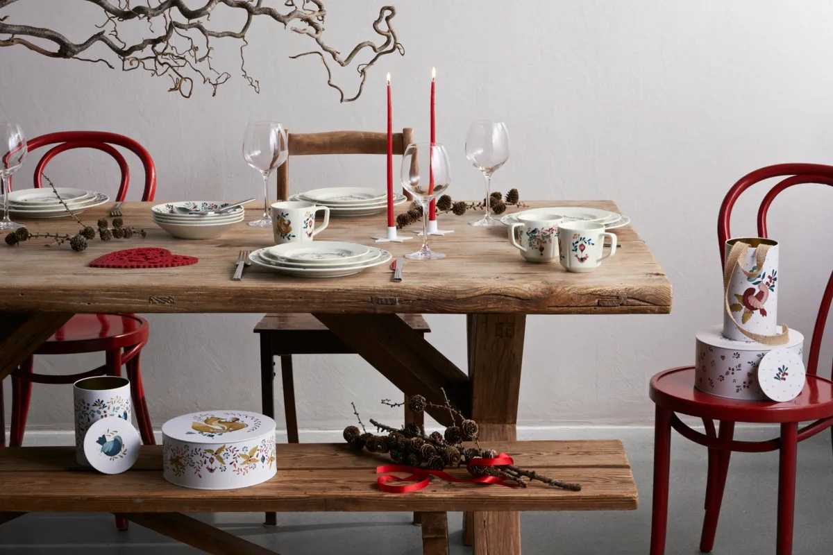 Grand Cru Cottage storage jar large 2 pieces, White Rosendahl