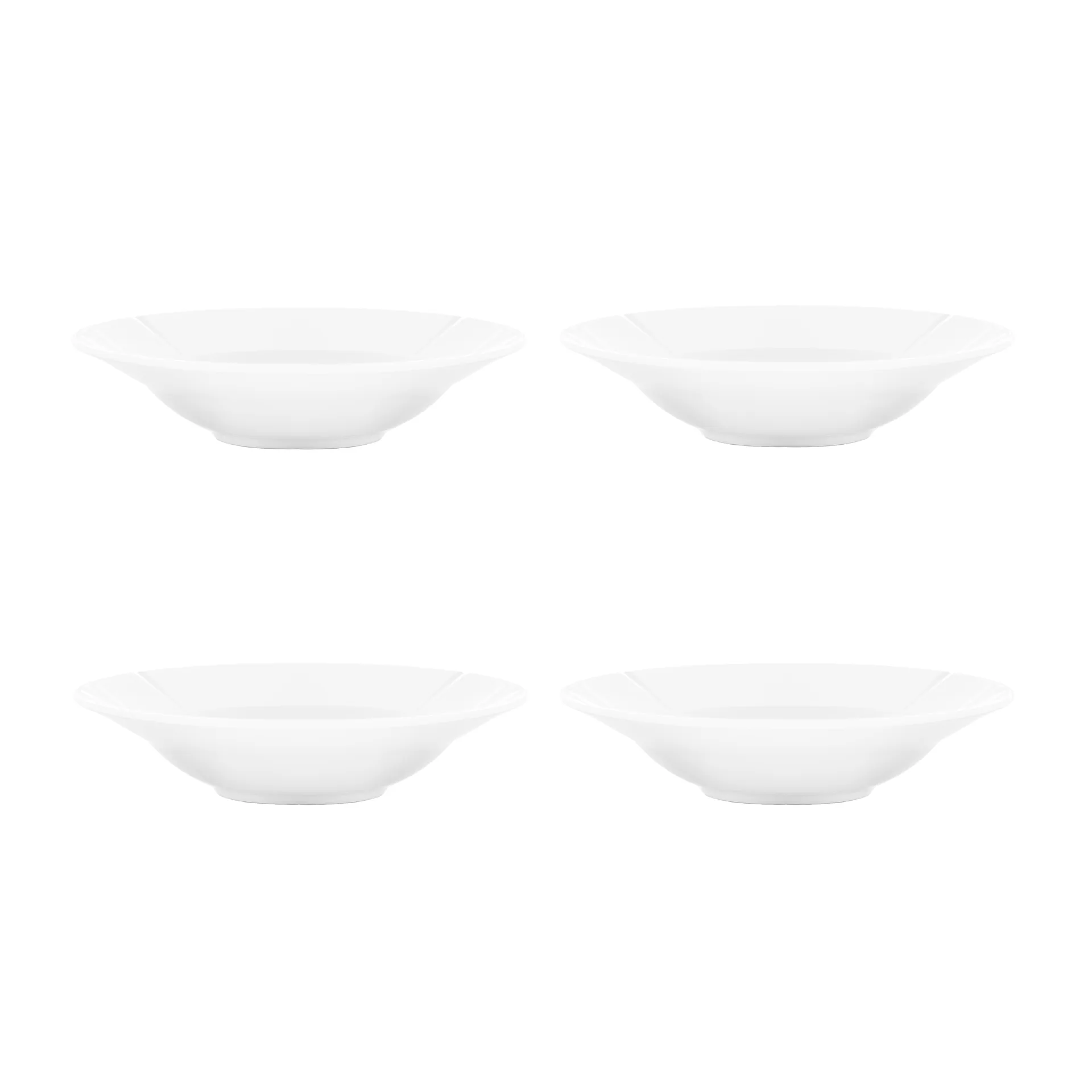 Grand Cru deep plate Ø25 cm 4-pack, White Rosendahl