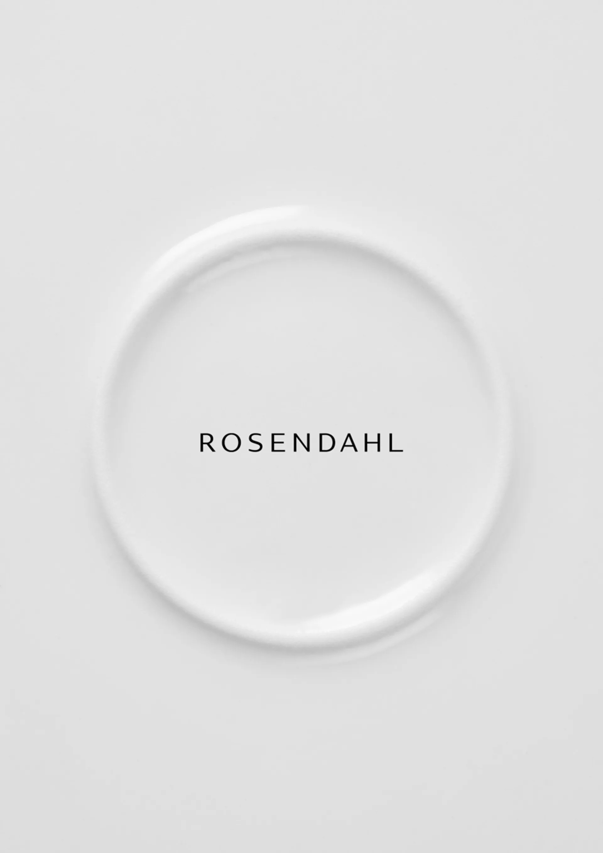 Grand Cru essentials dinner plate Ø25 cm 4-pack, White Rosendahl