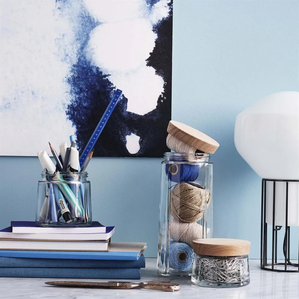 Grand Cru glass jar with wooden lid, 0,25 l Rosendahl