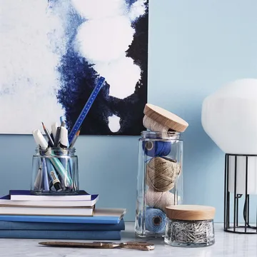 Grand Cru glass jar with wooden lid - 0,25 l - Rosendahl