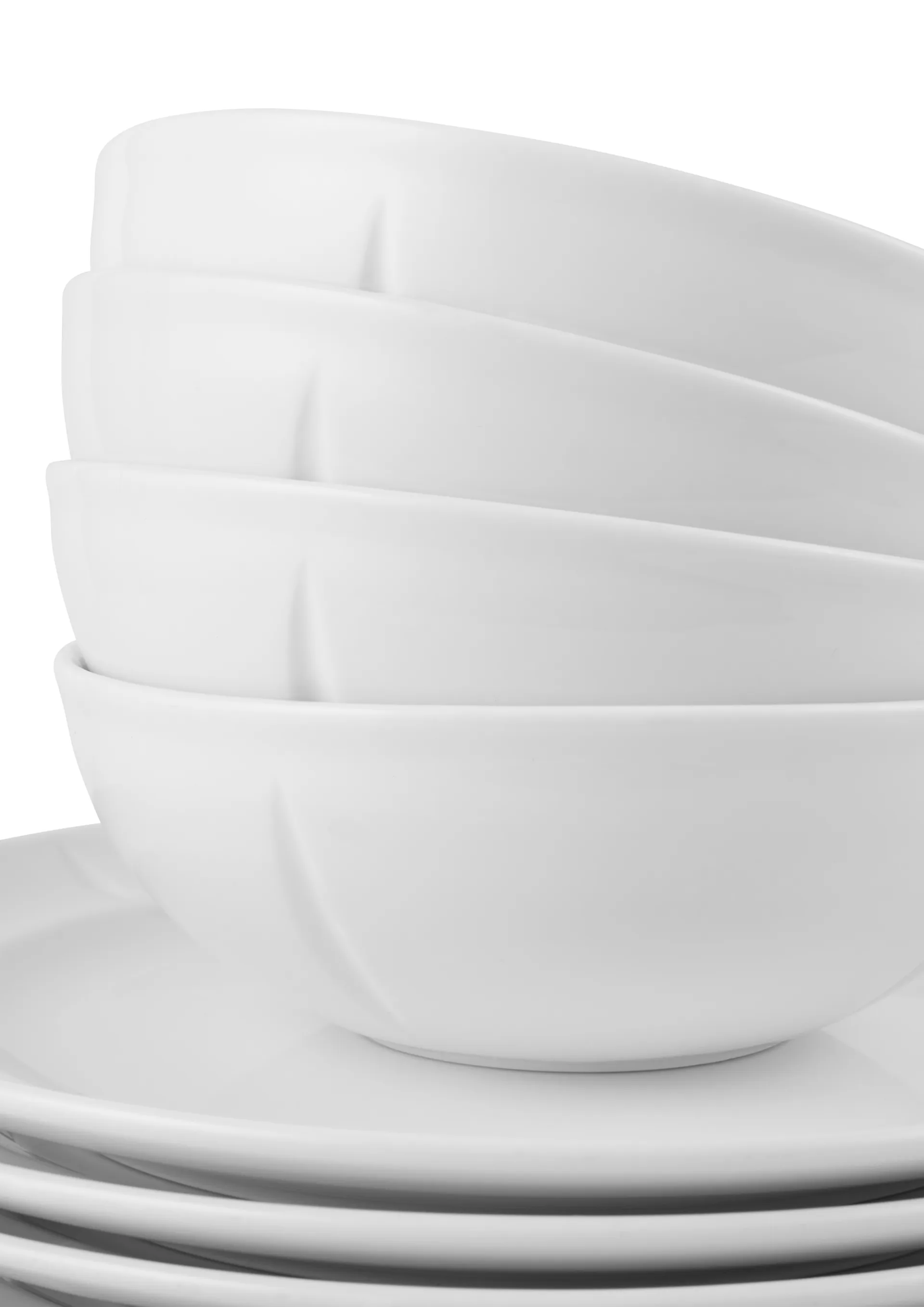 Grand Cru Soft dinnerware set white 16 piece, White Rosendahl