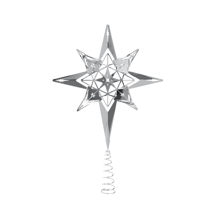 Karen Blixen Christmas tree topper, silver Rosendahl