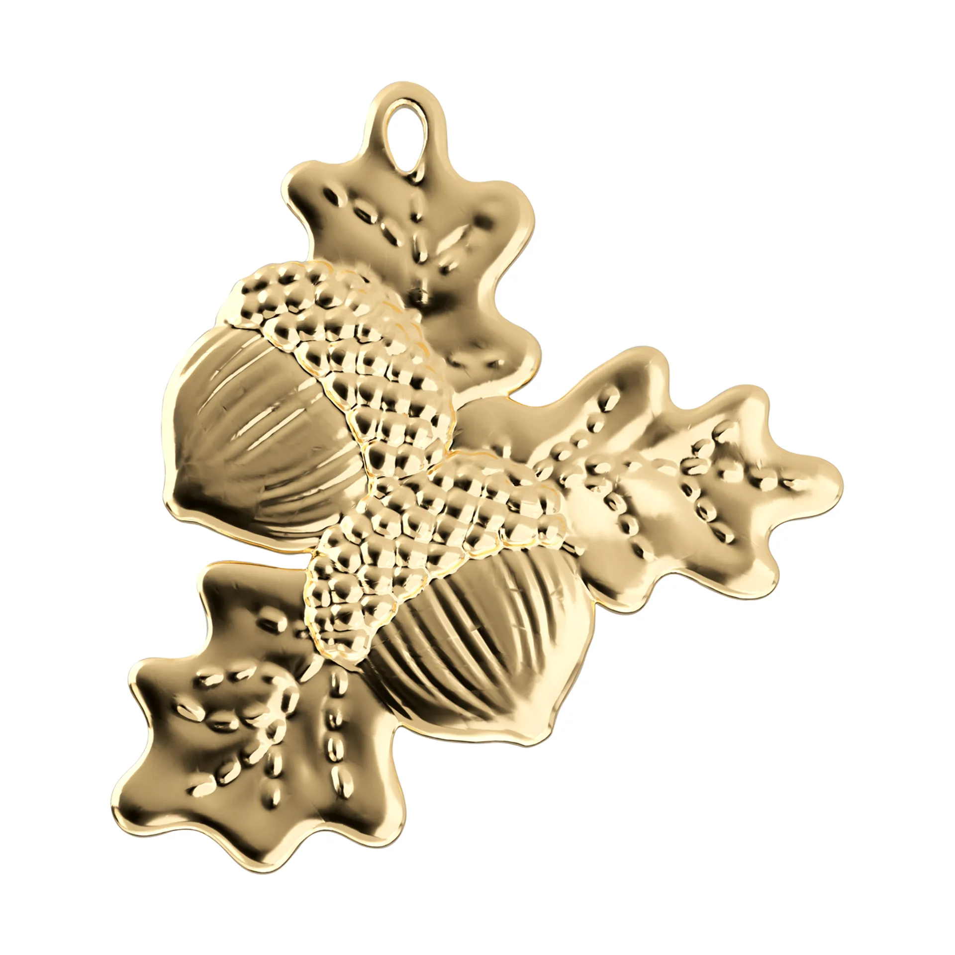 Karen Blixen enchanted acorn hanging decoration, Gilded, 7 cm Rosendahl