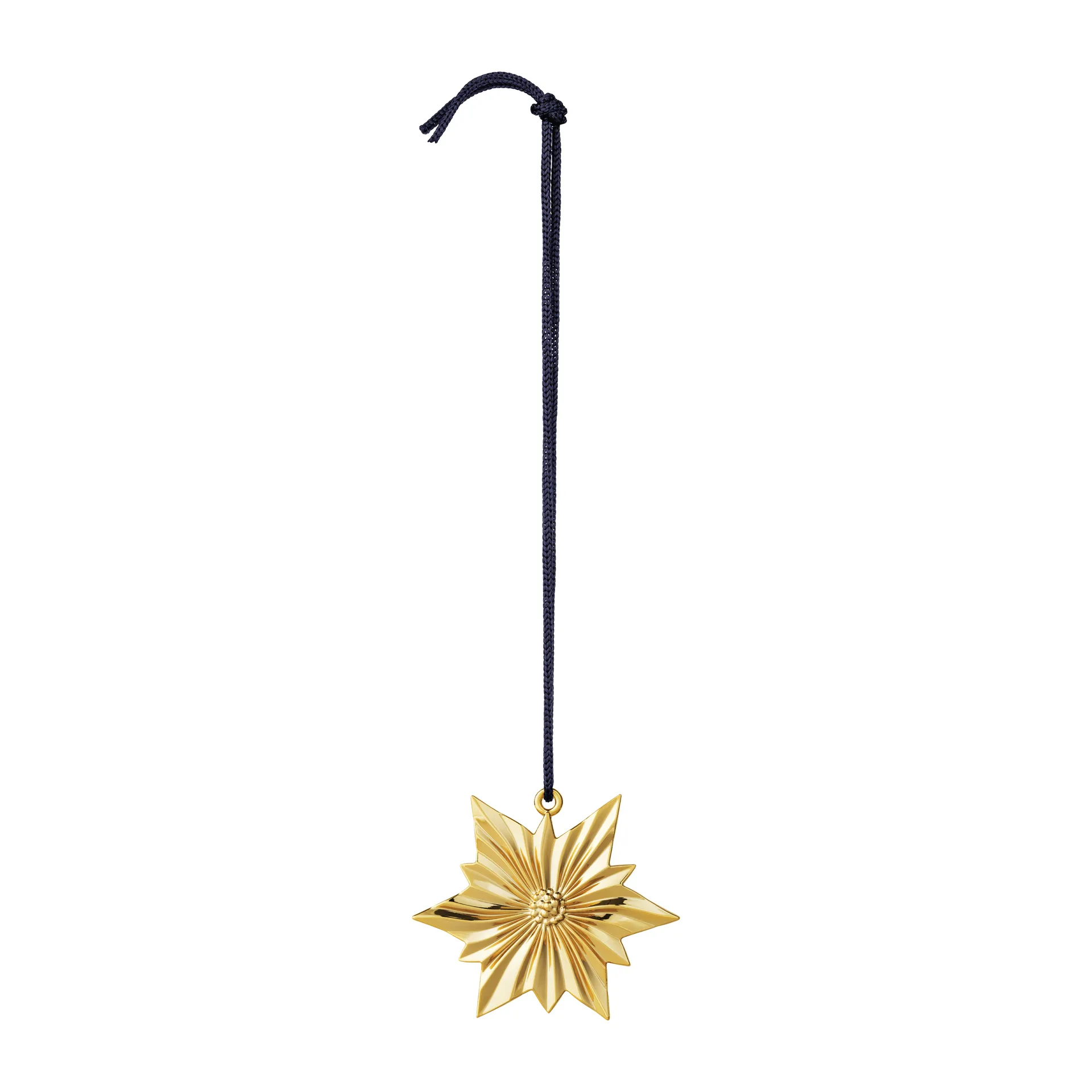 Karen Blixen north star hanging Christmas decoration 6.5 cm, Gilded Rosendahl