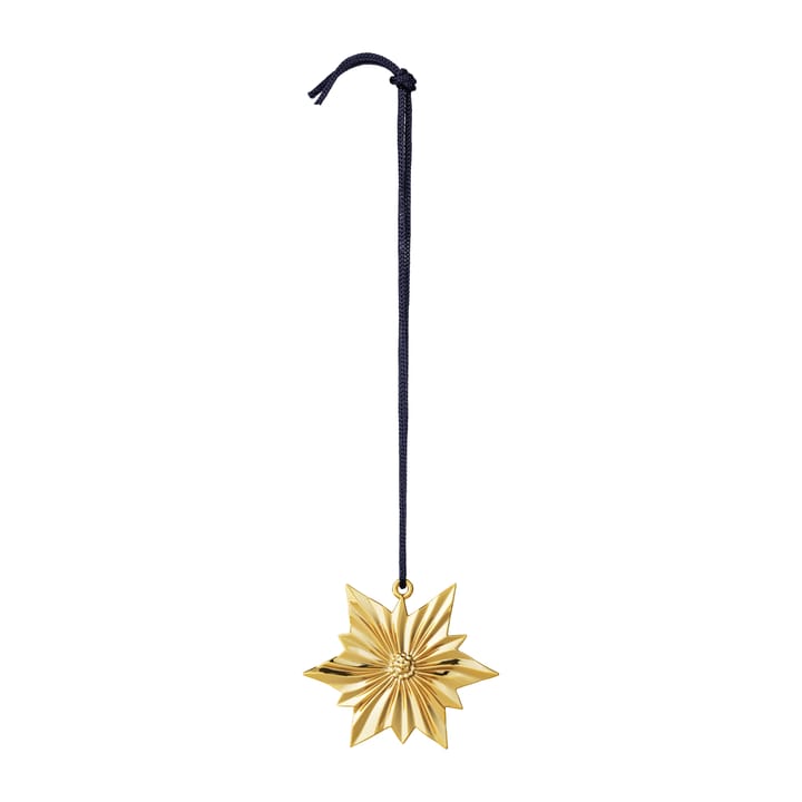 Karen Blixen north star hanging Christmas decoration 6.5 cm, Gilded Rosendahl