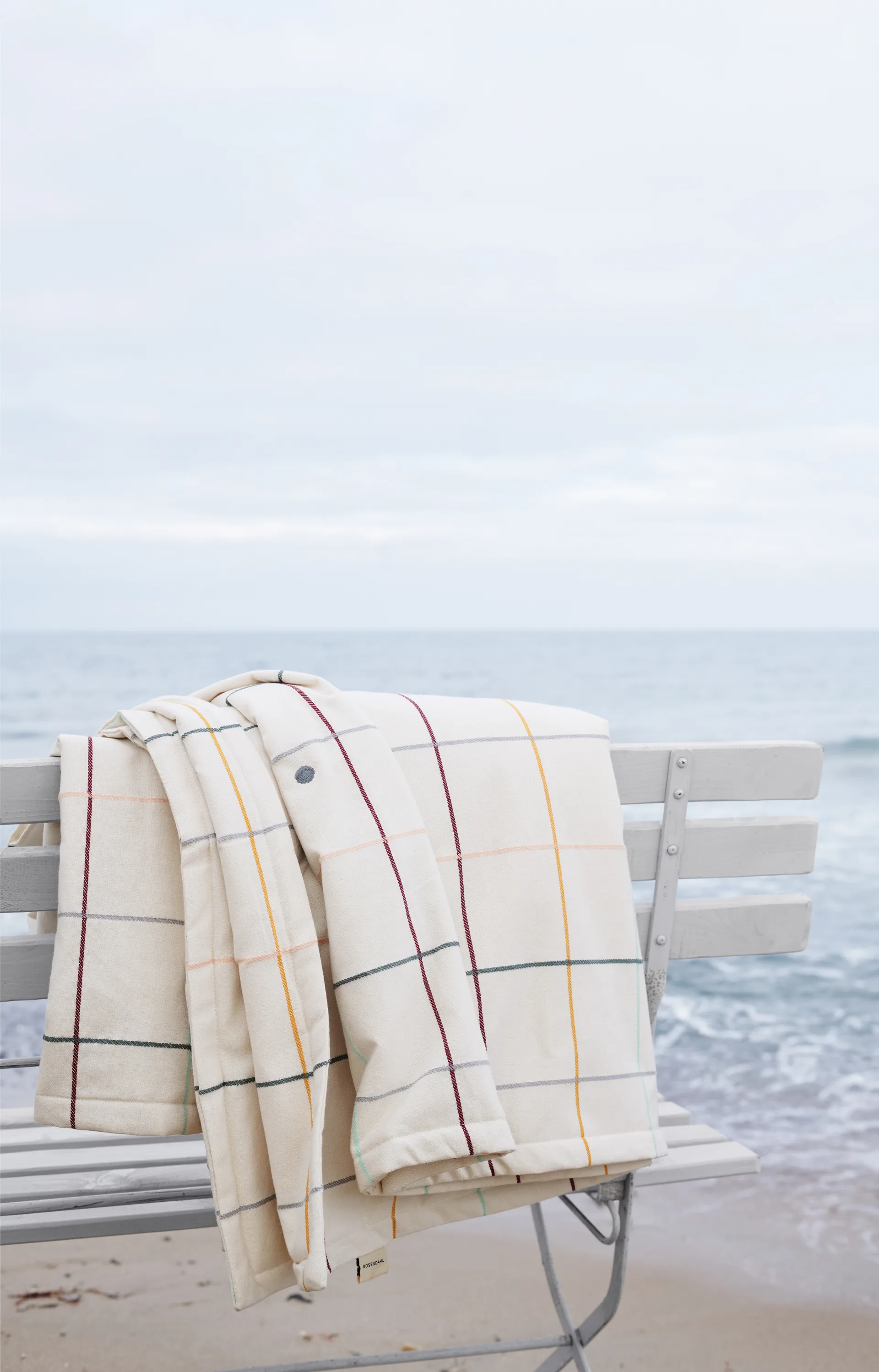 Outdoor Check quilted throw 130x180, Multi Rosendahl