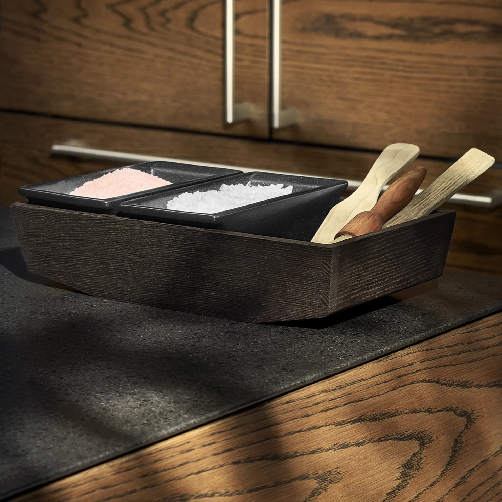 Rå salt cellar 6.5 cm, Svart Rosendahl