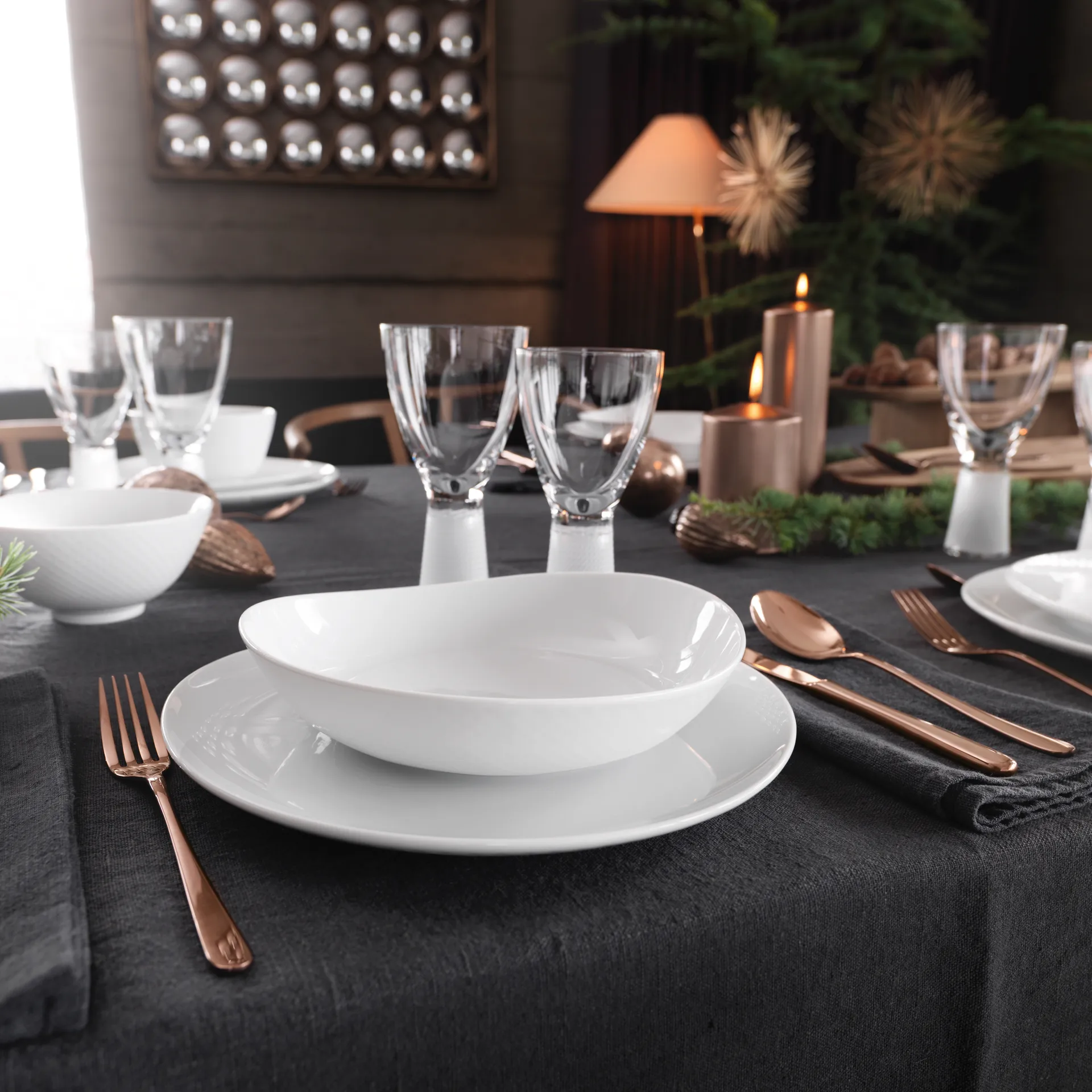 Junto deep plate 22 cm, White Rosenthal